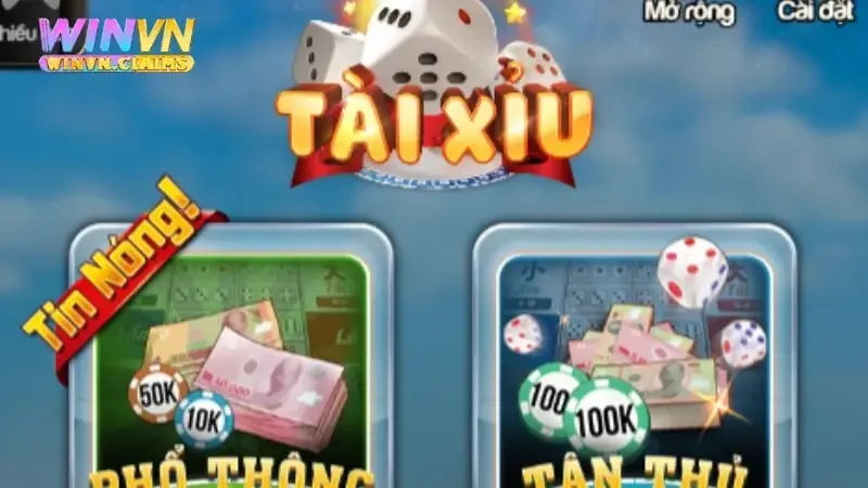Hướng dẫn chơi tài xỉu WINVN